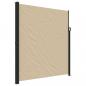 Preview: Seitenmarkise Ausziehbar Beige 220x600 cm
