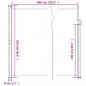 Preview: Seitenmarkise Ausziehbar Beige 220x600 cm