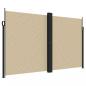Preview: Seitenmarkise Ausziehbar Beige 200x600 cm
