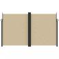 Preview: Seitenmarkise Ausziehbar Beige 200x600 cm