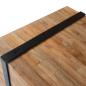 Preview: TV-Schrank 110x30x32,5 cm Massivholz Teak