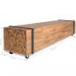 Preview: TV-Schrank 110x30x32,5 cm Massivholz Teak