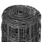 Preview: Eurozaun Stahl 25 x 1,2 m Grau