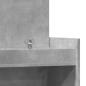 Preview: Schuhschrank Betongrau 100,5x28x100 cm Holzwerkstoff
