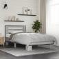 Preview: Bettgestell Grau Sonoma 100x200 cm Holzwerkstoff und Metall