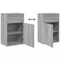 Preview: Beistellschrank Grau Sonoma 56,5x39x90 cm Holzwerkstoff