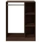 Preview: Kleiderschrank Grau Sonoma 77x48x102 cm Holzwerkstoff