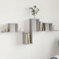 Preview: ARDEBO.de - Wandregal Grau Sonoma 104,5x10x43 cm Holzwerkstoff