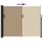 Preview: Seitenmarkise Ausziehbar Taupe 160x500 cm