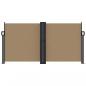 Preview: Seitenmarkise Ausziehbar Taupe 120x600 cm
