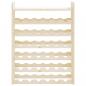 Preview: Weinregal mit Oberplatte 67,5x25x87 cm Massivholz Kiefer