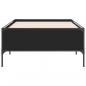 Preview: Bettgestell Schwarz 90x190 cm Holzwerkstoff und Metall