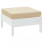 Preview: ARDEBO.de - Palettenkissen Beige 60x60x8 cm Oxford-Gewebe