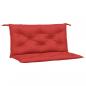 Preview: Gartenbank-Auflagen 2 Stk. Rot 100x50x7 cm Oxford-Gewebe