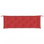 Preview: Gartenbank-Auflagen 2 Stk. Rot 150x50x7 cm Oxford-Gewebe