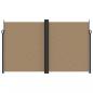 Preview: Seitenmarkise Ausziehbar Taupe 200x1000 cm