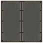 Preview: Gartentisch mit Glasplatte Braun 90x90x75 cm Poly Rattan
