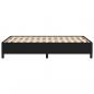 Preview: Bettgestell Schwarz 120x190 cm Stoff
