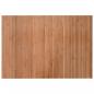 Preview: Teppich Rechteckig Natur 70x100 cm Bambus