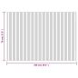 Preview: Teppich Rechteckig Natur 70x100 cm Bambus