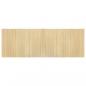 Preview: Teppich Rechteckig Hell Natur 70x200 cm Bambus