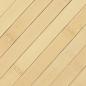 Preview: Teppich Rechteckig Hell Natur 70x300 cm Bambus