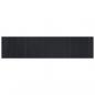 Preview: Teppich Rechteckig Schwarz 70x300 cm Bambus