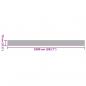 Preview: Teppich Rechteckig Natur 70x1000 cm Bambus