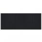 Preview: Teppich Rechteckig Schwarz 80x200 cm Bambus