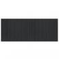 Preview: Teppich Rechteckig Grau 80x200 cm Bambus