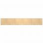 Preview: Teppich Rechteckig Hell Natur 80x1000 cm Bambus