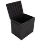Preview: Gartentruhe Braun 58,5x46x55 cm Polypropylen