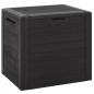 Preview: Gartentruhe Braun 58,5x46x55 cm Polypropylen