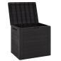 Preview: Gartentruhe Braun 58,5x46x55 cm Polypropylen
