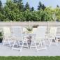 Preview: Hochlehner-Auflagen 6 Stk. Melange Creme 120x50x4 cm Stoff