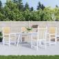 Preview: Niedriglehner-Auflagen 4 Stk. Melange Beige 100x50x4 cm Stoff