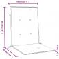 Preview: Niedriglehner-Auflagen 2 Stk. Melange Blau 100x50x4 cm Stoff