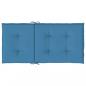 Preview: Niedriglehner-Auflagen 2 Stk. Melange Blau 100x50x4 cm Stoff