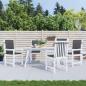 Preview: Niedriglehner-Auflagen 4 Stk Melange Anthrazit 100x50x4cm Stoff