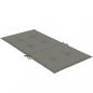 Preview: Niedriglehner-Auflagen 2 Stk. Dunkelgrau 100x50x4 cm Stoff