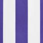 Preview: Markisenvolant Blau und Weiß Gestreift 4,5 m