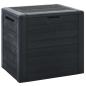 Preview: Gartentruhe Anthrazit 58,5x46x55 cm Polypropylen