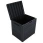 Preview: Gartentruhe Anthrazit 58,5x46x55 cm Polypropylen