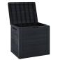 Preview: Gartentruhe Anthrazit 58,5x46x55 cm Polypropylen