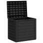 Preview: Gartentruhe Anthrazit 58,5x46x55 cm Polypropylen