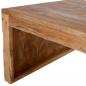 Preview: Couchtisch Erosion Teak Massivholz 110x35x38 cm
