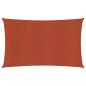 Preview: ARDEBO.de - Sonnensegel 160 g/m² Terrakottarot 5x8 m HDPE