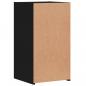 Preview: Nachttische 2 Stk. Schwarz 35x34x65 cm Holzwerkstoff