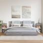 Preview: Nachttische 2 Stk. Grau Sonoma 35x34x65 cm Holzwerkstoff