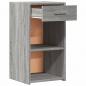 Preview: Nachttische 2 Stk. Grau Sonoma 35x34x65 cm Holzwerkstoff